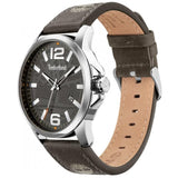 TIMBERLAND BERNARDSTON TDWJB2004201 BLACK DIAL GREY LEATHER MEN'S WATCH