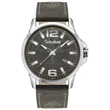 TIMBERLAND BERNARDSTON TDWJB2004201 BLACK DIAL GREY LEATHER MEN'S WATCH