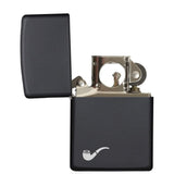 ZIPPO BLACK MATT WINDPROOF LIGHTER #218PL