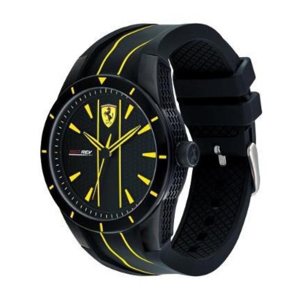 FERRARI REDREV SILICONE STRAP WATCH 830482 MEN'S WATCH - H2 Hub Watches