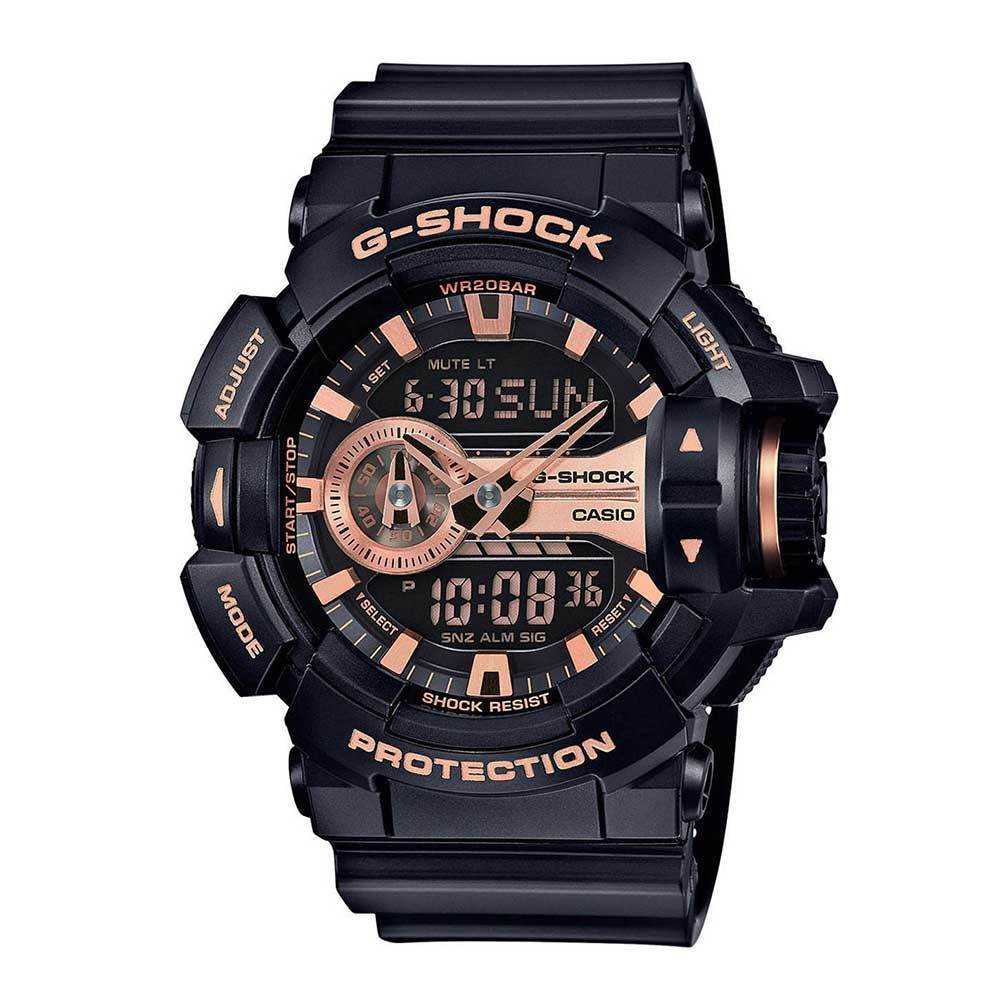 CASIO G-SHOCK GA-400GB-1A4DR DIGITAL QUARTZ BLACK RESIN MEN WATCH - H2 Hub Watches