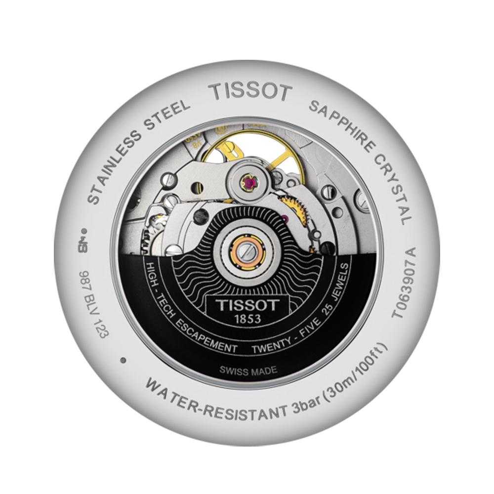 TISSOT T0639072203800 TRADITION POWERMATIC 80 OPEN HEART MEN'S WATCH - H2 Hub Watches