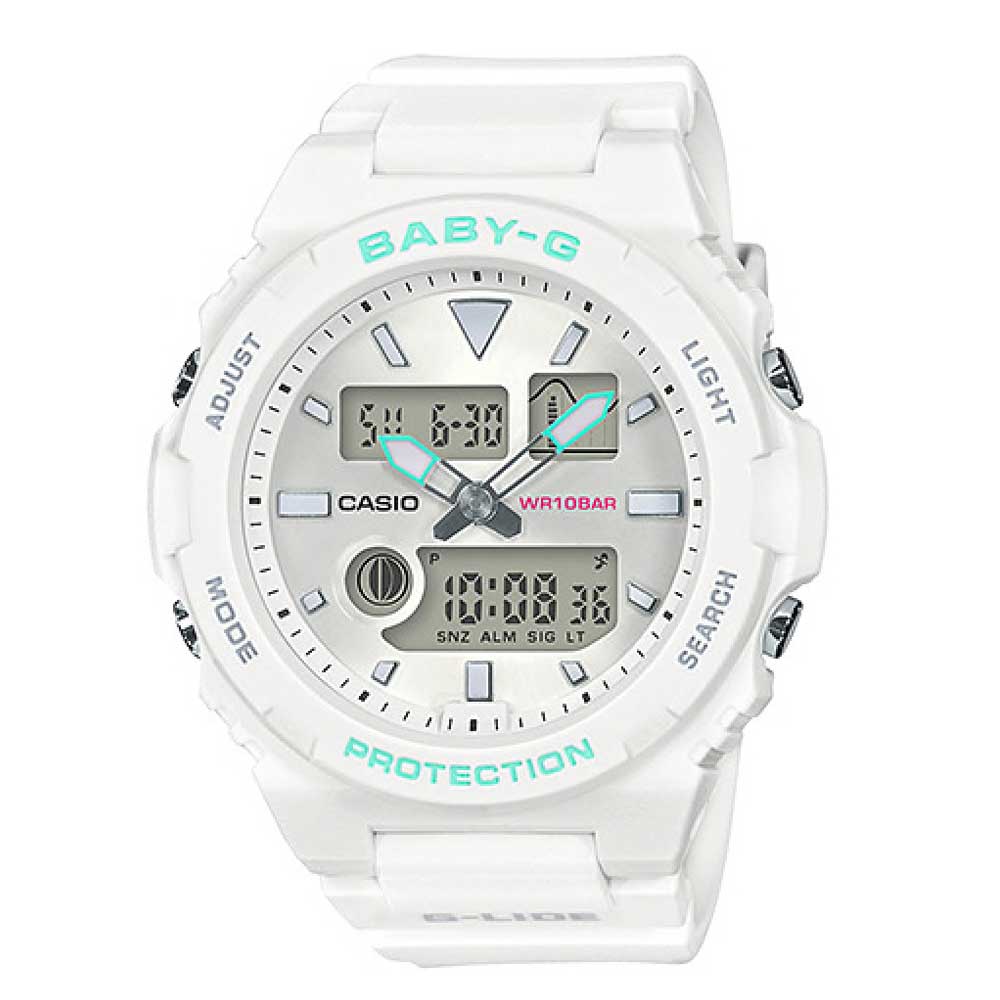 CASIO BABY-G BAX-100-7ADR G-LIDE WOMEN'S WATCH - H2 Hub Watches