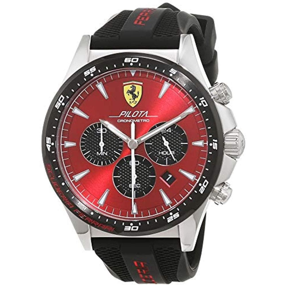 FERRARI SCUDERIA PILOTA 0830595 MEN'S WATCH - H2 Hub Watches
