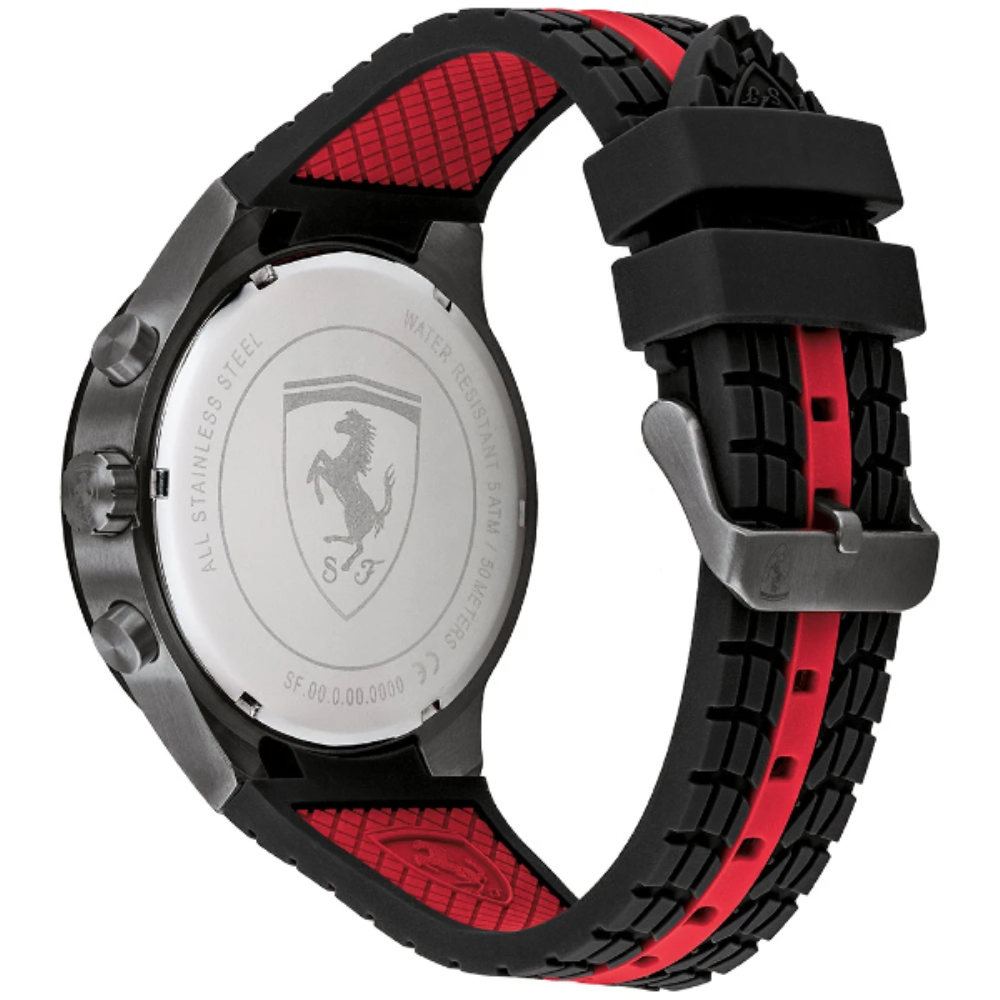 FERRARI REDREV EVO SILICONE STRAP WATCH 0830592 MEN'S WATCH - H2 Hub Watches