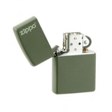 Zippo Green Matte Lighter #221ZL