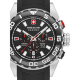 SWISS MILITARY HANOWA AQUA 06-4324.04.007.04 SCUBA DIVER CHRONO  MEN'S WATCH