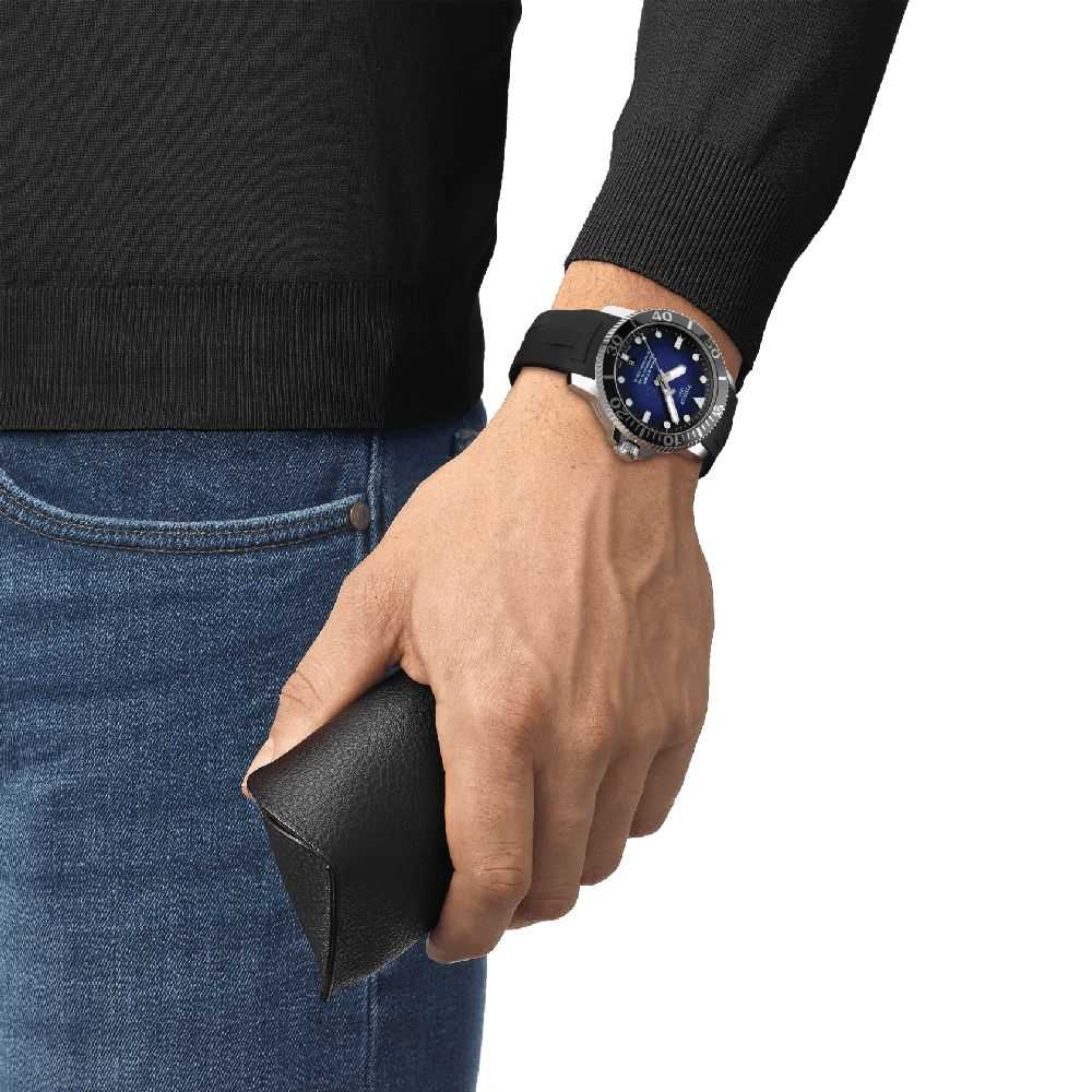 TISSOT T1204071704100 SEASTAR 1000 POWERMATIC 80 MEN'S WATCH - H2 Hub Watches