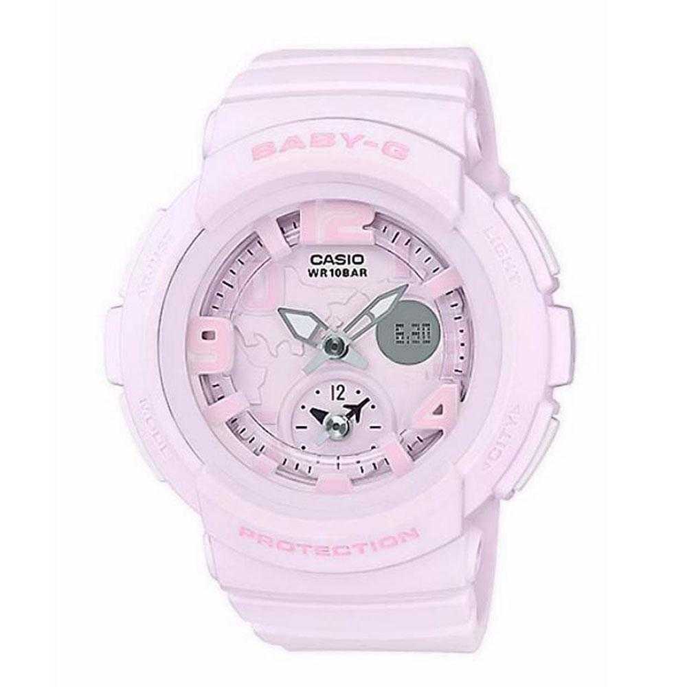 CASIO BABY-G BGA-190BC-4BDR DIGITAL QUARTZ PINK RESIN WOMEN'S WATCH - H2 Hub Watches