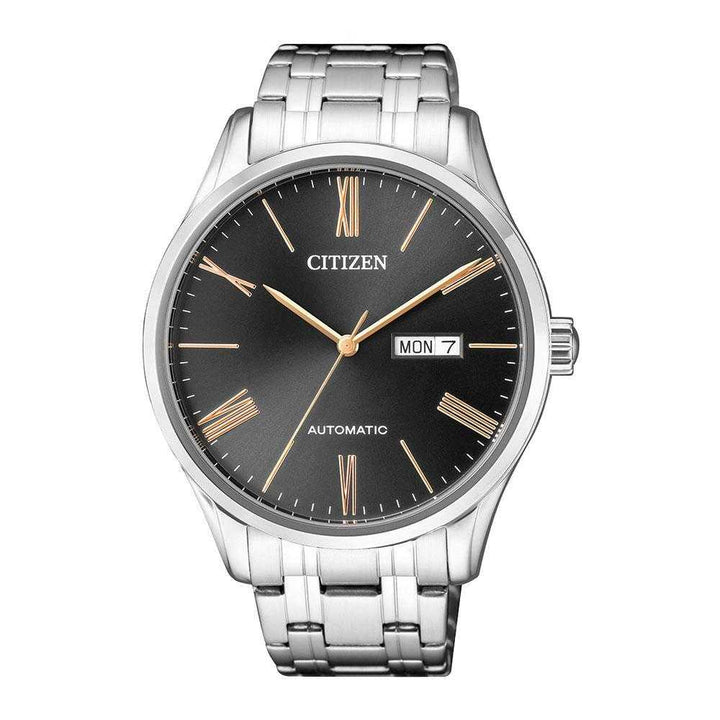 CITIZEN NH8360-80JB AUTOMATIC SILVER STAINLESS STEEL MEN'S WATCH - H2 Hub Watches