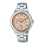 CASIO SHEEN SHE-3059D-9AUDR MULTI HAND WOMEN'S WATCH - H2 Hub Watches