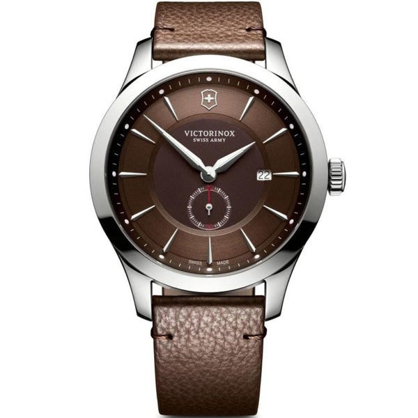 Victorinox Swiss Army Alliance Brown Leather Strap Men's Watch 241766