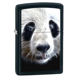 ZIPPO #28358 BLACK MATTE PANDA LIGHTER