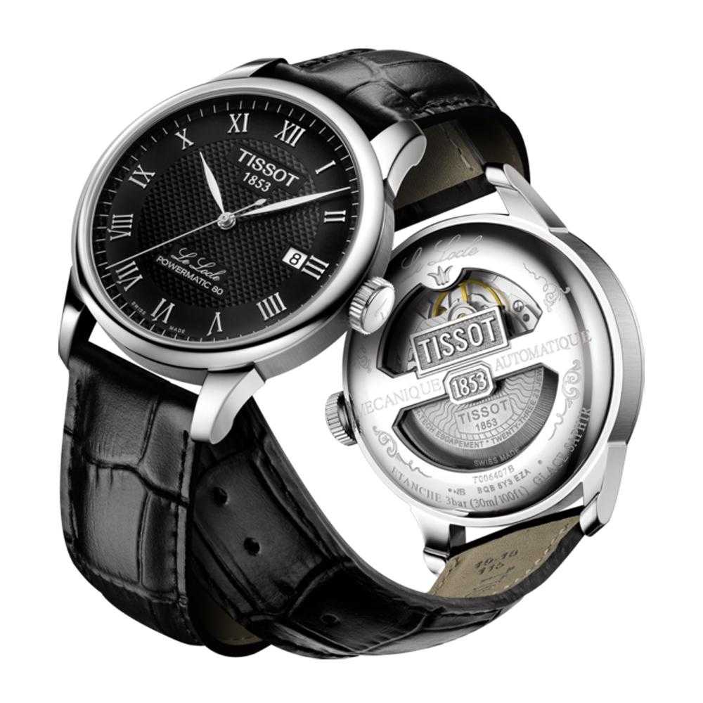 TISSOT T0064071605300 LE LOCLE POWERMATIC 80 MEN'S WATCH - H2 Hub Watches