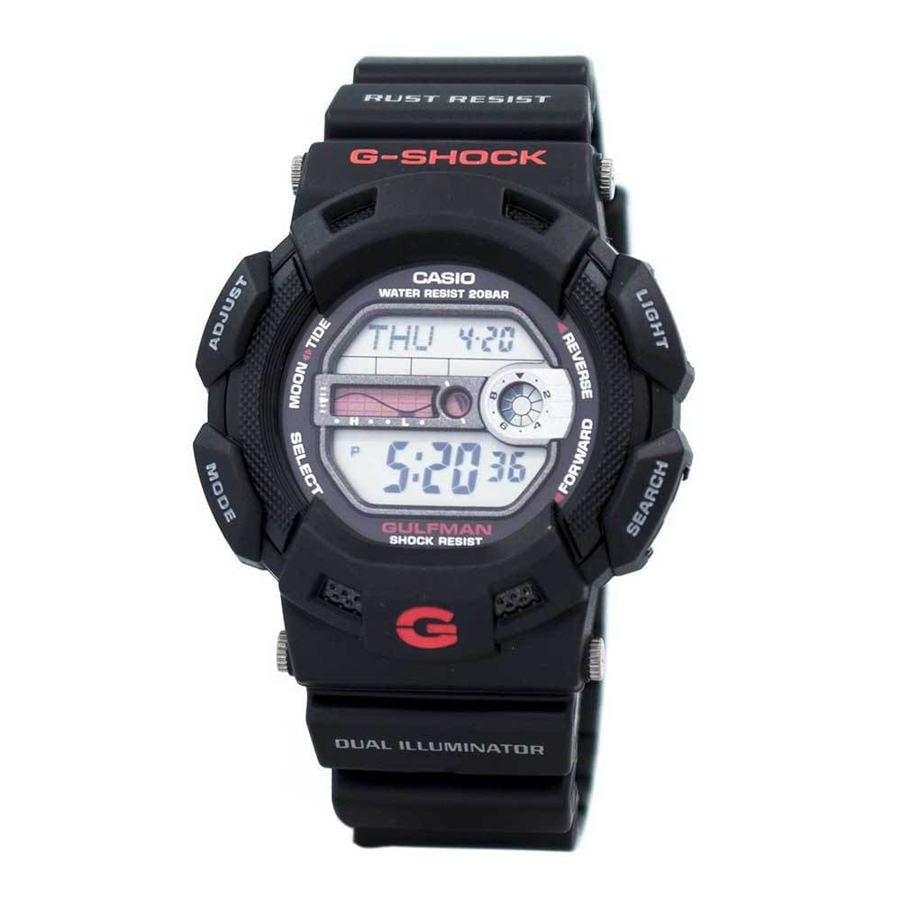 CASIO G-SHOCK G-9100-1DR PROFESSIONAL DIGITAL QUARTZ BLACK RESIN MEN'S WATCH - H2 Hub Watches
