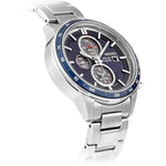 SEIKO GENERAL SSC431P1 SOLAR CHRONOGRAPH STAINLESS STEEL MEN'S SILVER WATCH - H2 Hub Watches