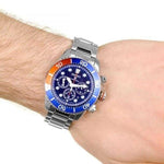 SEIKO GENERAL SSC019P1 SOLAR CHRONOGRAPH STAINLESS STEEL MEN'S SILVER WATCH - H2 Hub Watches