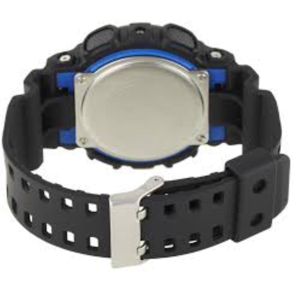 CASIO G-SHOCK GA-100-1A2DR DIGITAL QUARTZ BLACK RESIN MEN'S WATCH - H2 Hub Watches