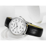 SEIKO GENERAL SGEH75P1 ANALOG MEN'S BLACK LEATHER STRAP WATCH - H2 Hub Watches