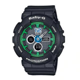 CASIO QUARTZ ANALOG-DIGITAL RESIN STRAP WOMEN'S WATCH BA-120-1BDR-P