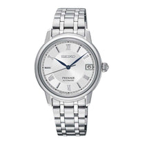 SEIKO PRESAGE SRP857J1 AUTOMATIC STAINLESS STEEL WOMEN'S SILVER WATCH - H2 Hub Watches