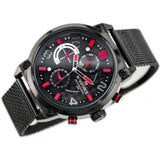 NAVIFORCE NF9068L B/R/B ANALOG LEATHER MEN'S WATCH