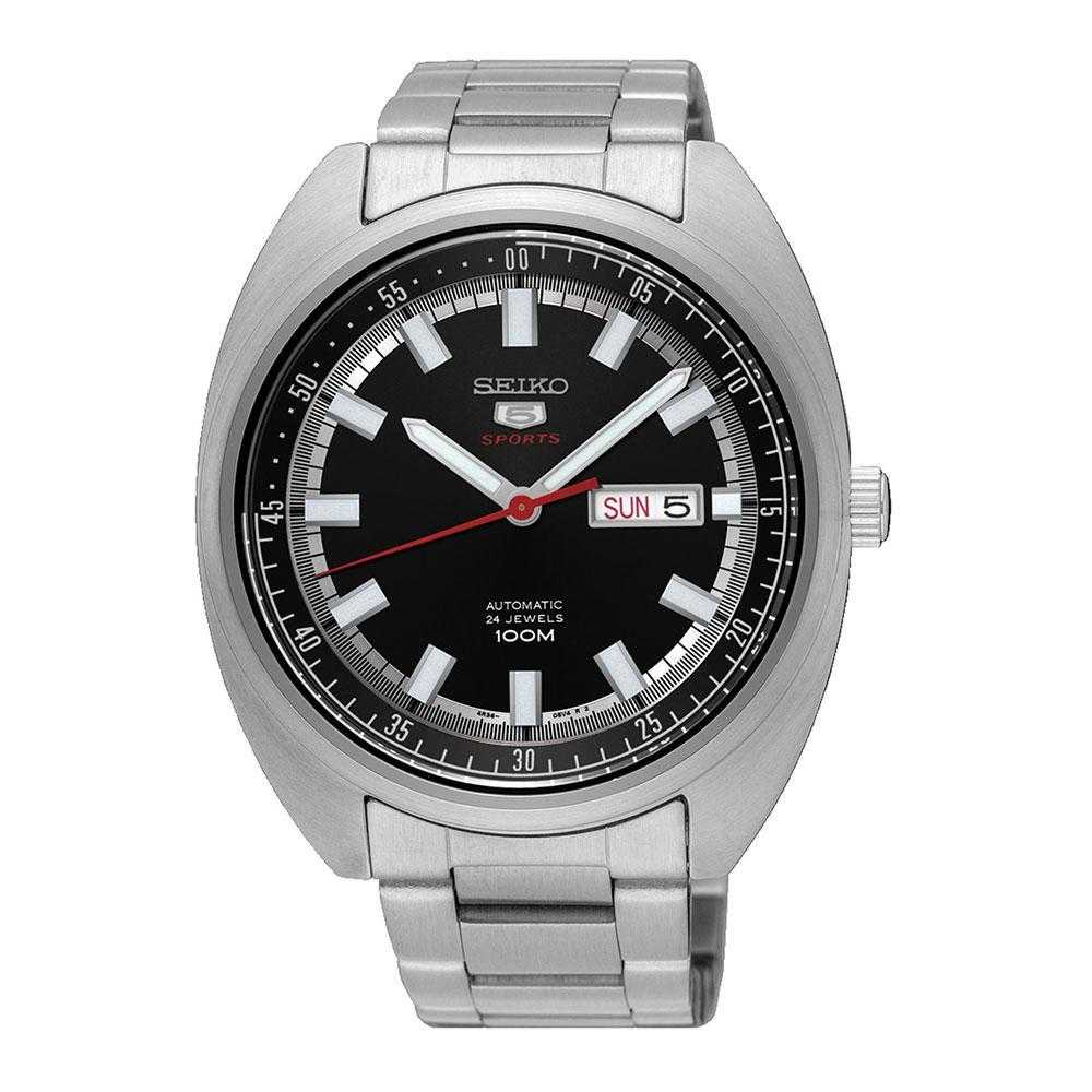 SEIKO 5 SPORTS TURTLE SRPB19K1 AUTOMATIC STAINLESS STEEL MEN'S SILVER WATCH - H2 Hub Watches