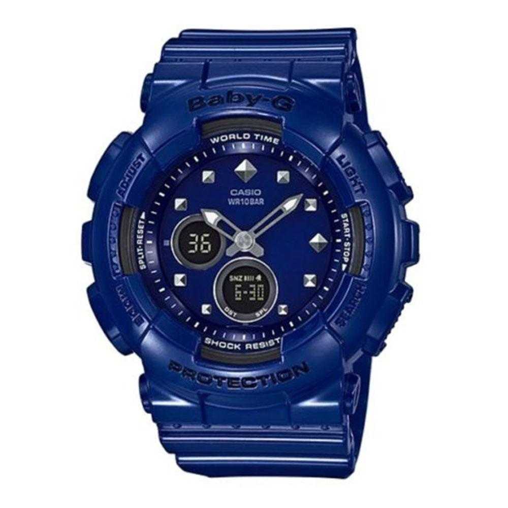 CASIO BABY-G BA-125-2ADR DIGITAL QUARTZ BLUE RESIN WOMEN'S WATCH - H2 Hub Watches