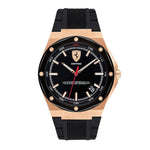 FERRARI ASPIRE 0830553 BLACK SILICONE STRAP MEN'S WATCH - H2 Hub Watches