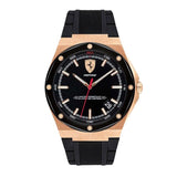 FERRARI ASPIRE 0830553 BLACK SILICONE STRAP MEN'S WATCH - H2 Hub Watches