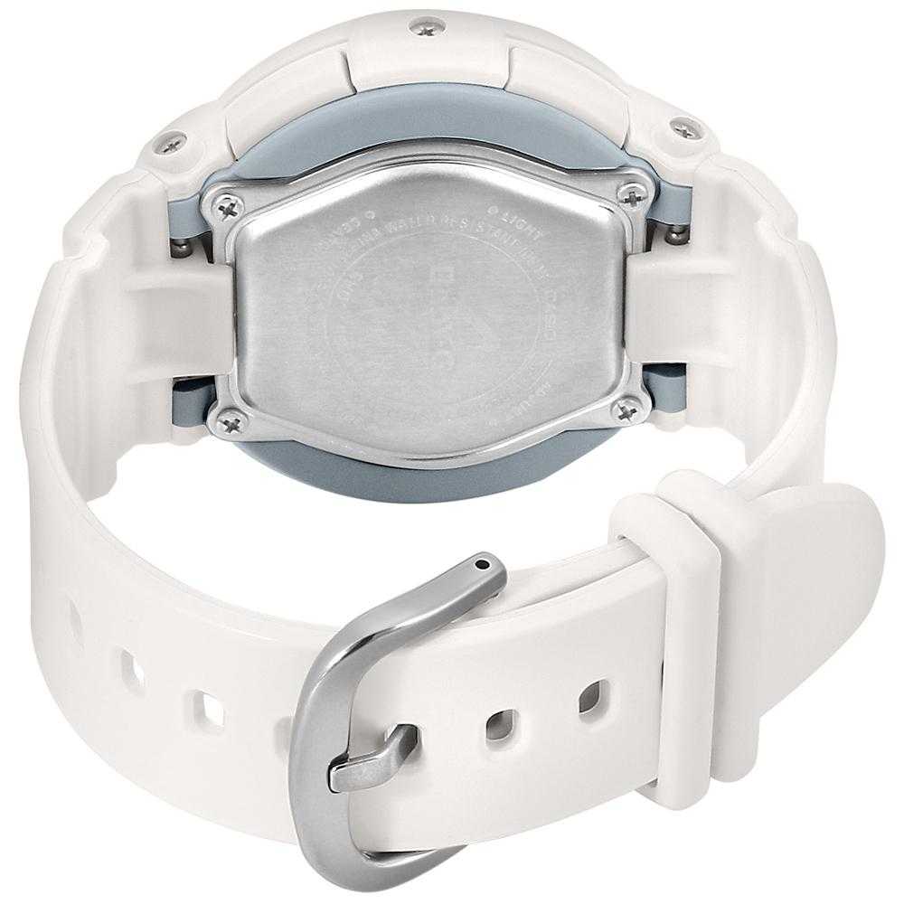 CASIO BABY-G BGA-160-7B1DR NEON ILLUMINATOR DIGITAL QUARTZ WHITE RESIN WOMEN'S WATCH - H2 Hub Watches