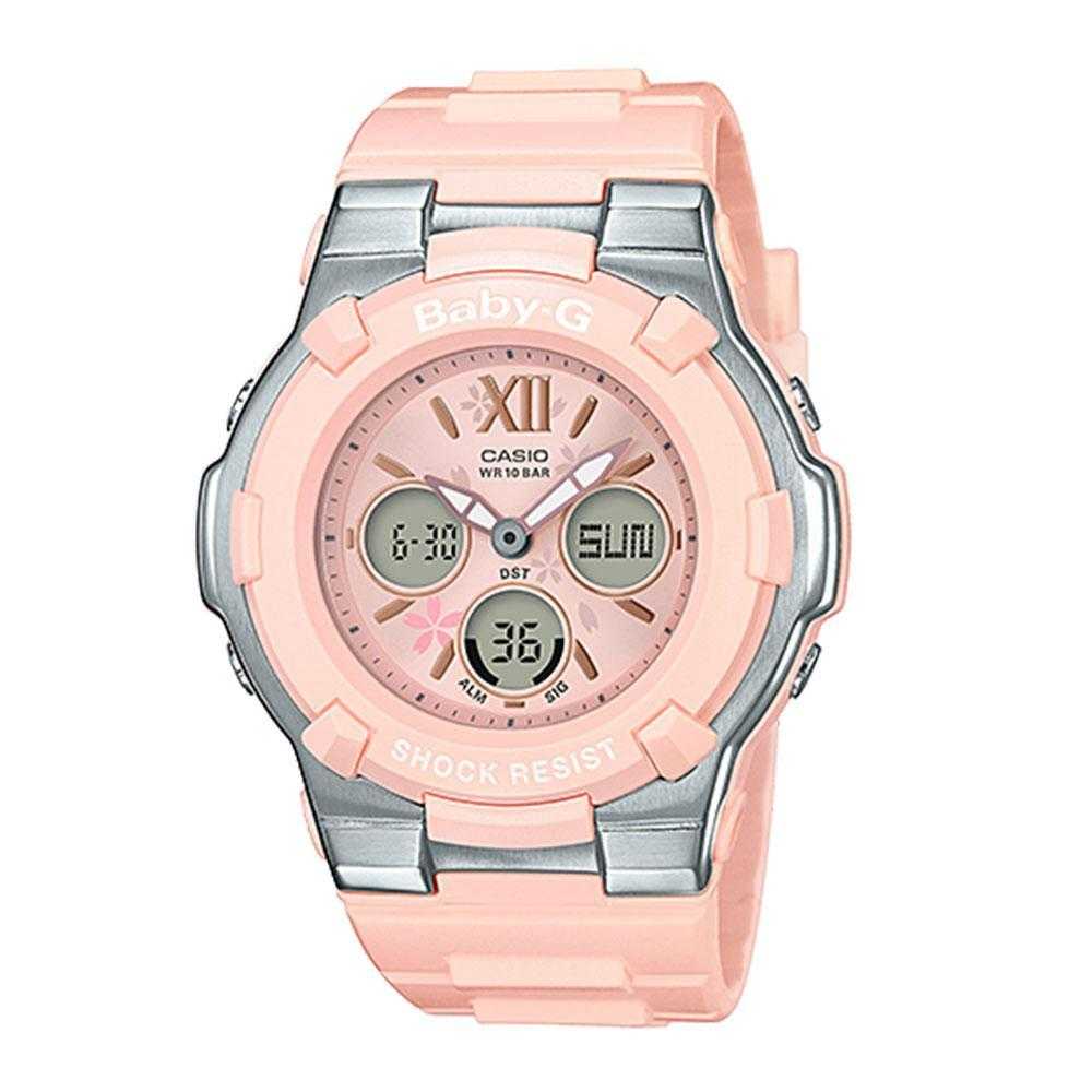CASIO BABY-G BGA-110BL-4BDR DIGITAL QUARTZ PINK RESIN WOMEN'S WATCH ...