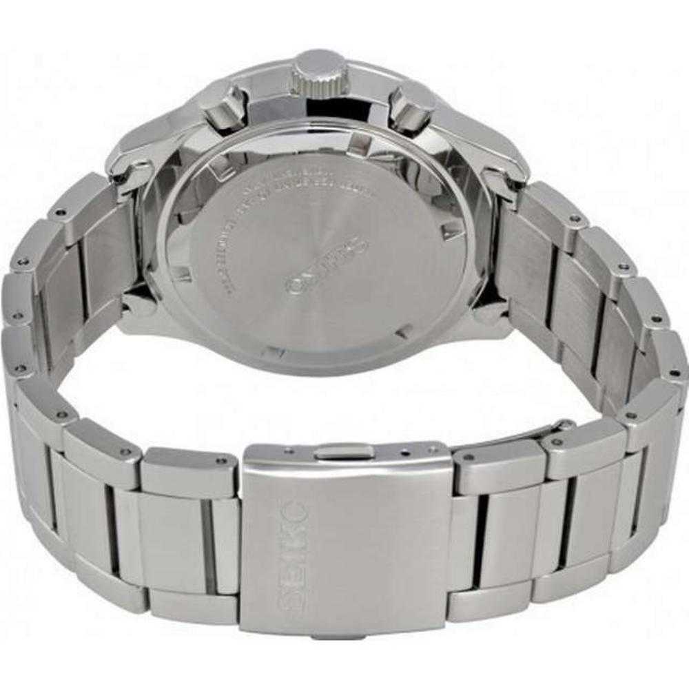 SEIKO GENERAL SSB185P1 CHRONOGRAPH STAINLESS STEEL MEN'S SILVER WATCH - H2 Hub Watches