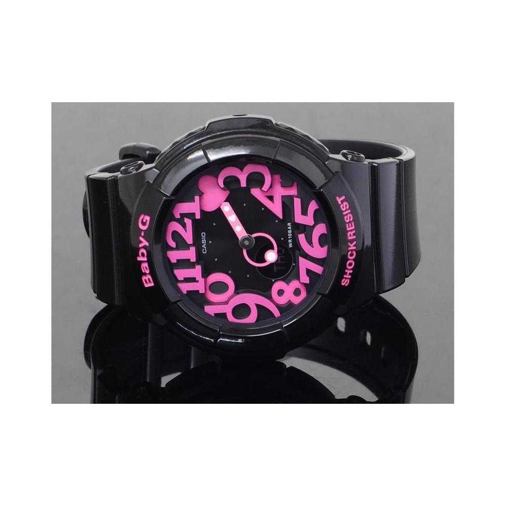 CASIO BABY-G BGA-130-1BDR DIGITAL QUARTZ BLACK RESIN WOMEN'S WATCH - H2 Hub Watches