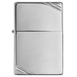 ZIPPO HIGH POLISH CHROME LIGHTER VINTAGE WITH SLASHES #260