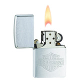 ZIPPO HARLEY DAVIDSON CHROME LIGHTER #200HD/H199