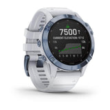 GARMIN FENIX 6 PRO SOLAR GM-010-02410-41 COBALT BLUE AND WHITESTONE SMARTWATCH