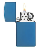 ZIPPO SLIM BLUE DESIGN LIGHTER #20494