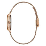 GUESS MICRO IMPRINT ROSE GOLD STAINLESS STEEL GW0106L3 WATCH FOR WOMEN