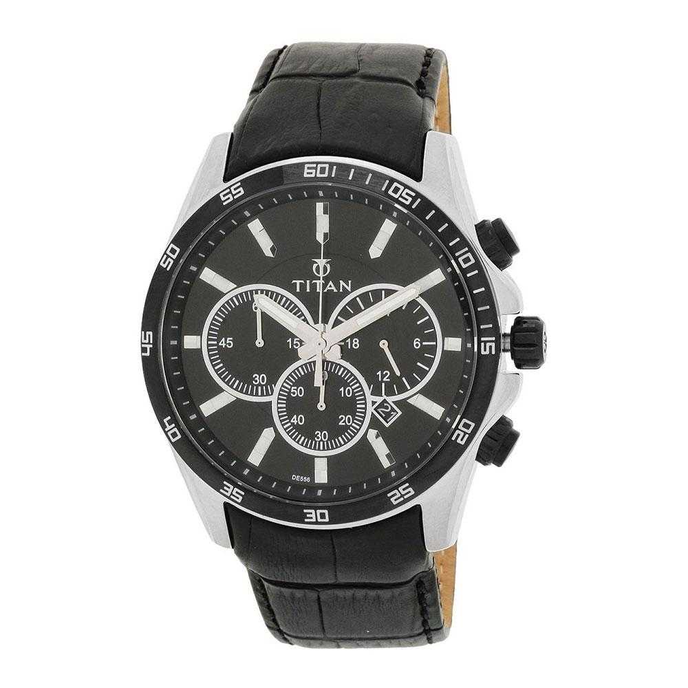 TITAN ORION CHRONOGRAPH 9486SL01 MEN'S WATCH - H2 Hub Watches