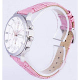 SEIKO GENERAL SNDV35P1 CHRONOGRAPH LEATHER STRAP LADIES WATCH
