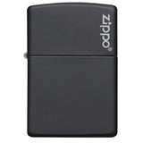 CLASSIC BLACK MATTE WITH ZIPPO LOGO LIGHTER #218