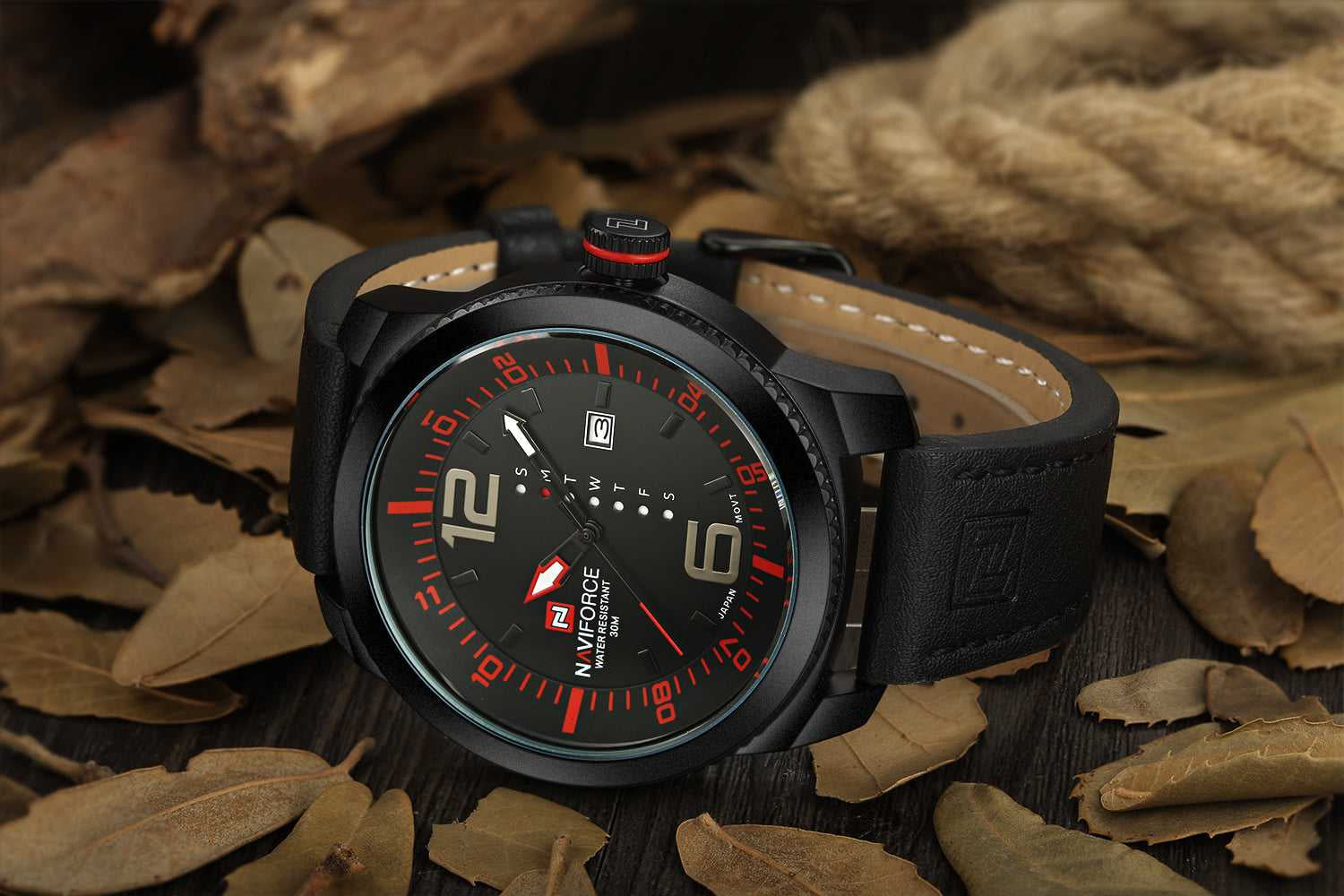 NAVIFORCE NF9063-B-R-B MEN'S ANALOG WATCH - H2 Hub Watches