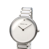 BERING 30534-754 WHITE CERAMIC BAND STAINLESS STEEL WOMEN'S WATCH