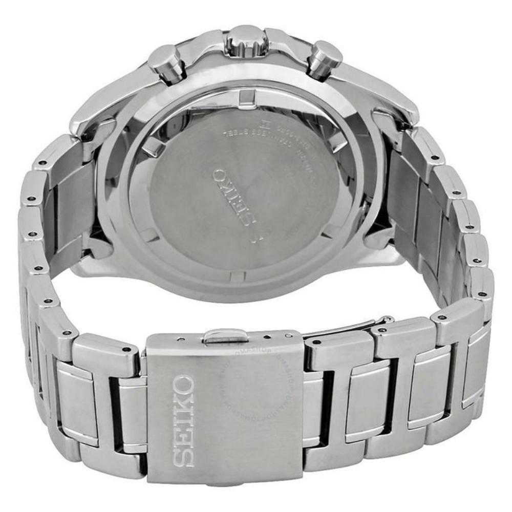 SEIKO GENERAL SSB247P1 CHRONOGRAPH STAINLESS STEEL MEN'S SILVER WATCH - H2 Hub Watches