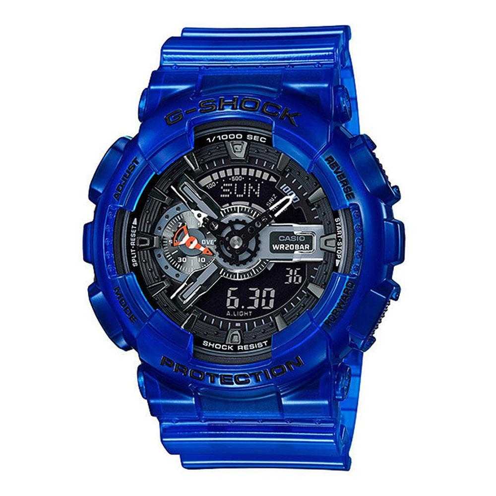 CASIO G-SHOCK GA-110CR-2ADR DIGITAL QUARTZ BLUE RESIN MEN'S WATCH - H2 Hub Watches