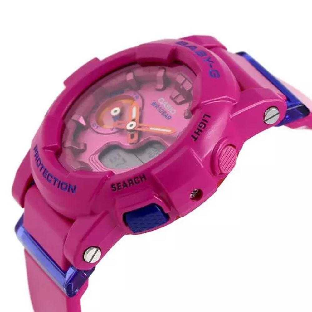 CASIO BABY-G BGA-185FS-4ADR DIGITAL QUARTZ PINK RESIN WOMEN'S WATCH - H2 Hub Watches