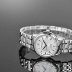 SEIKO PRESAGE SRP857J1 AUTOMATIC STAINLESS STEEL WOMEN'S SILVER WATCH - H2 Hub Watches