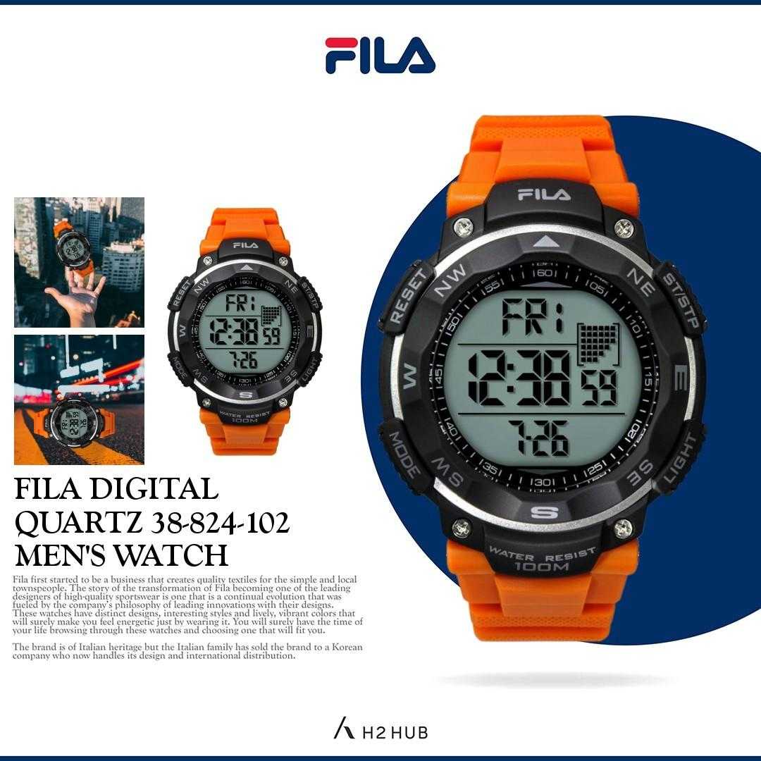 FILA DIGITAL QUARTZ 38-824-102 MEN'S WATCH - H2 Hub Watches