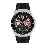 FERRARI ASPIRE 0830556 BLACK SILICONE STRAP MEN'S WATCH - H2 Hub Watches
